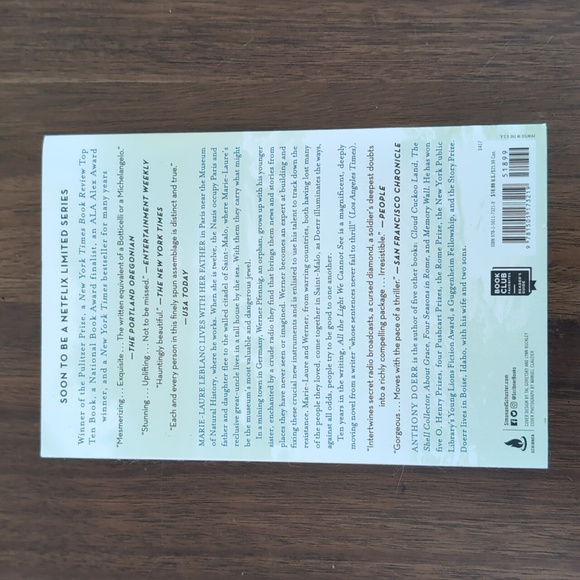 All the Light we Cannot See - Anthony Doerr - Paperback Book - New - Picture 3 of 3